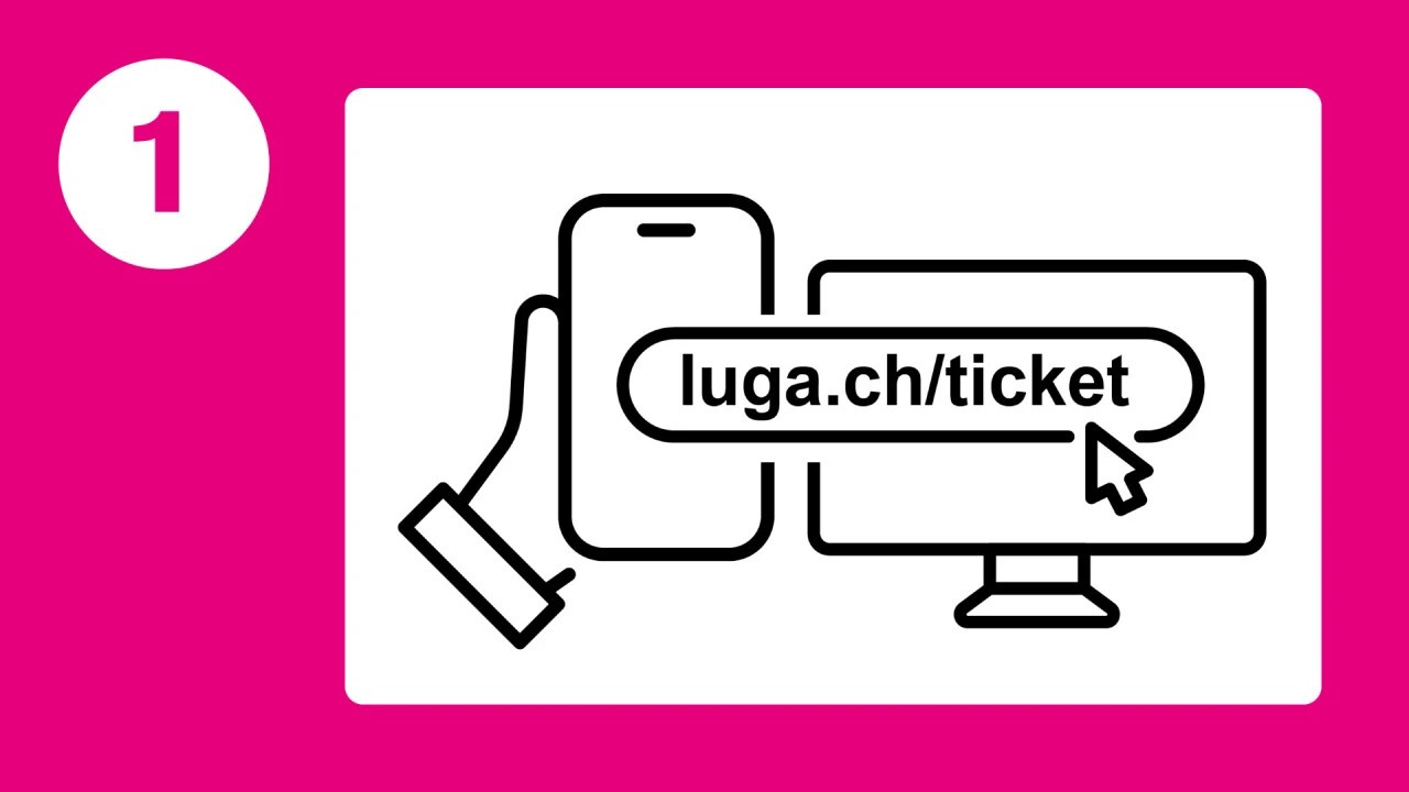 Wählen Sie auf luga.ch/ticket das gewünschte Ticket oder lösen Sie Ihren Gutschein ein.